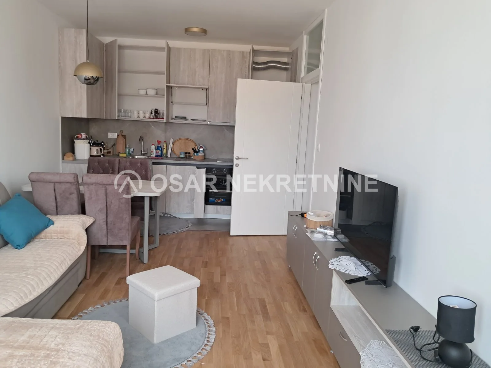 Уютная квартира 1-комнатная в аренду в Забьело, 42 м²