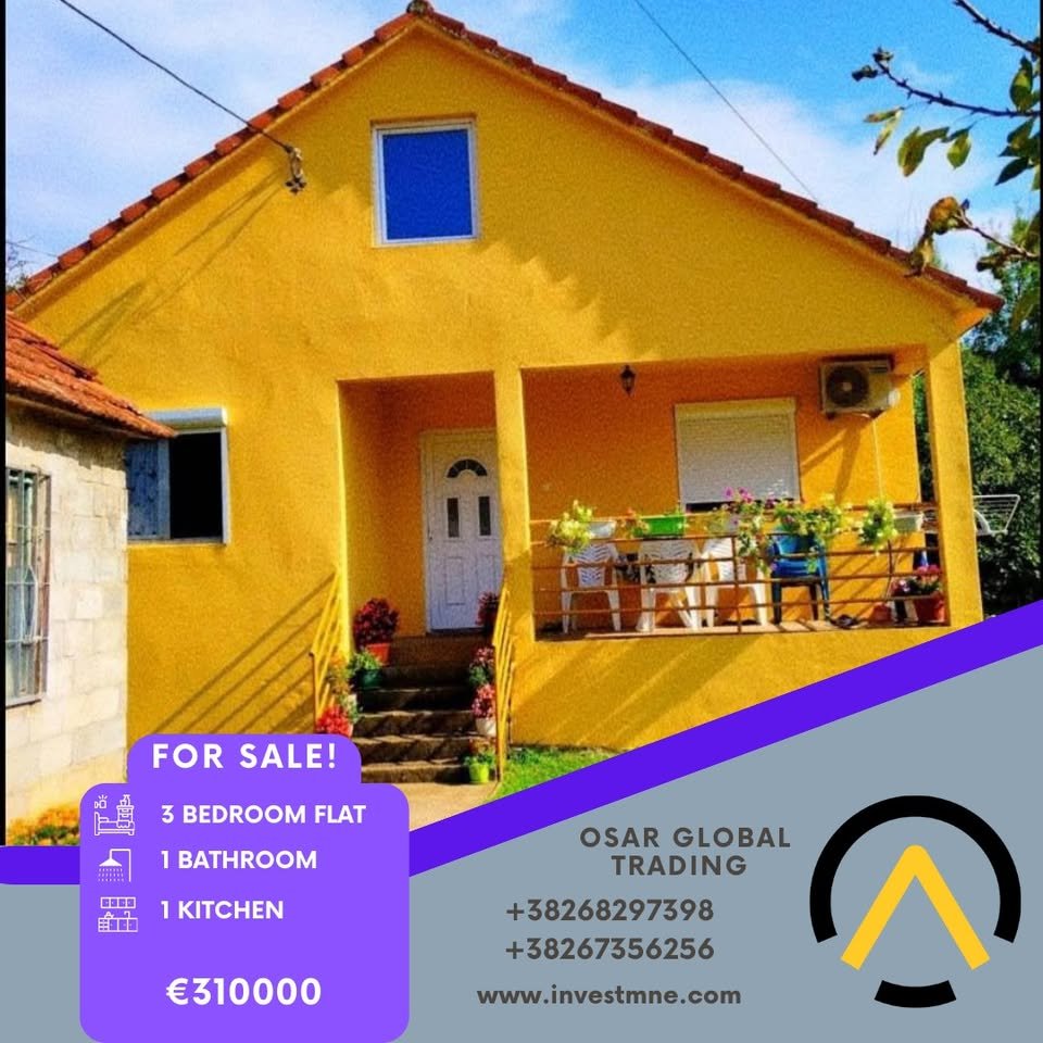 Danilovgrad _ BANDIĆI _ Daire _ 3 ODA _ 140 m² _ 0. KAT