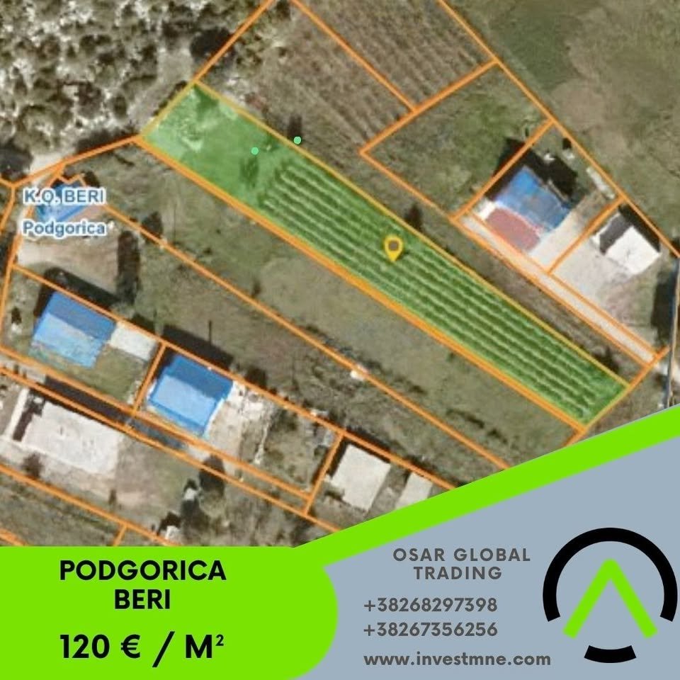 Podgorica _ BERI _ Arsa _ 1546 m²