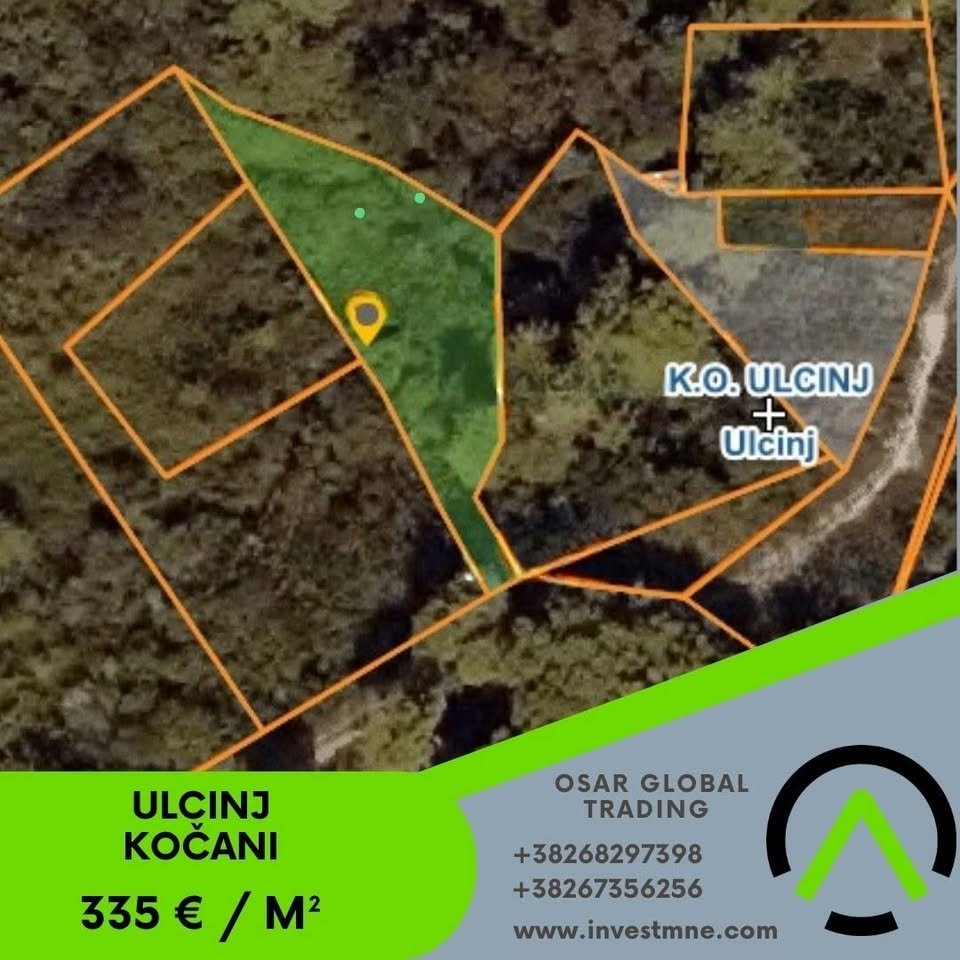 Ulcinj _ KOCANI _ Arsa _ 600 m²