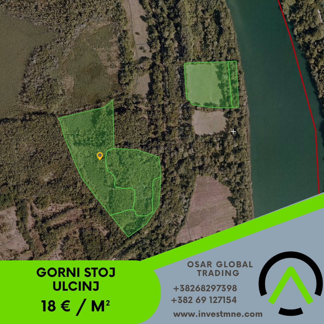 Ulcinj _ GORNJI ŠTOJ _ Arsa _ 50000 m²