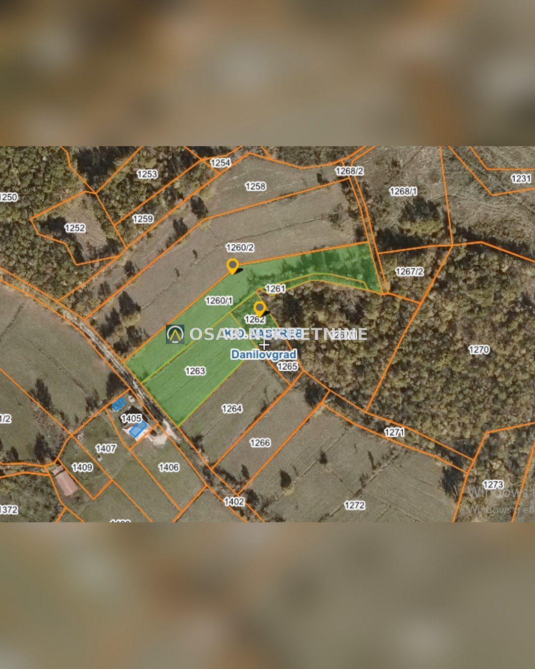 Danilovgrad _ JASTREB _ Arsa _ 5554 m²